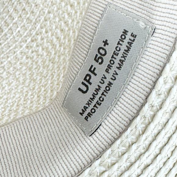 ERIC JAVITS Hampton Sun Straw Hat Beige Cream One Size NWT - Picture 9 of 12